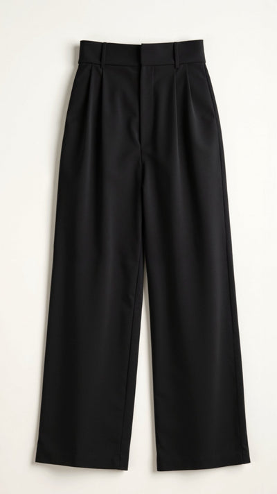 Gabriela | Damen Frühjahrs Hochtaillierte Weite Hose