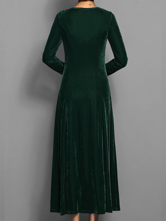 Julia | Damen Slim-Fit-Kleid in voller Länge für besondere Anlässe