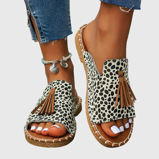 Lorraine Bequeme Flache Sandalen