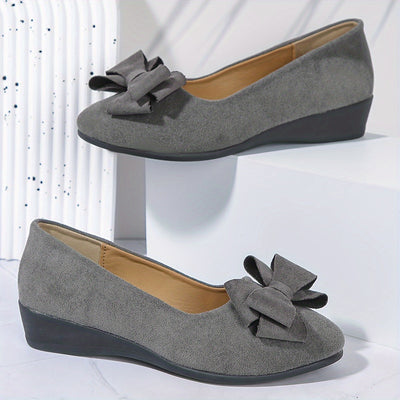 Maisie Wildleder Ballerinas mit Schleife