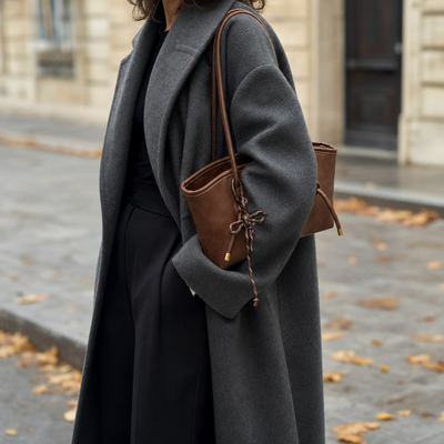 Woman wearing the Amberley Vintage Shoulder Bag