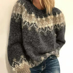 Annika | Gemütlicher Winter-Weihnachtspullover mit lockerem Schnitt