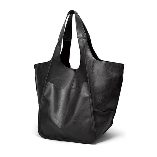 Charlotte | Übergroße Veganleder Tote Bag mit Magnetverschluss