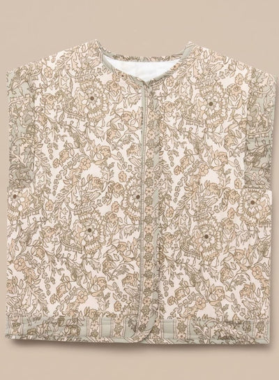 Hannah | Bodywarmer Damen gesteppte Blumen-Weste mit Seitentaschen