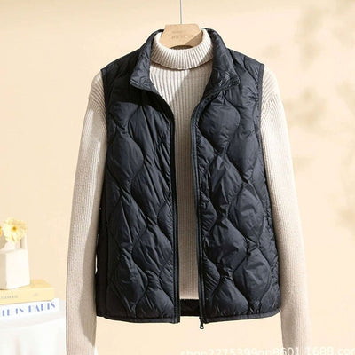 Annika | Bodywarmer Damen Gesteppte Weste mit Stehkragen