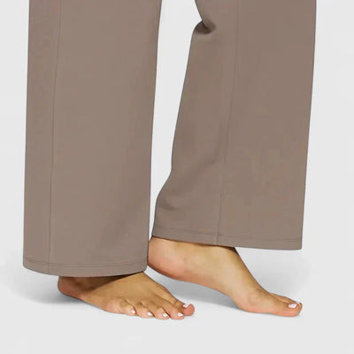 Nadine | Damen Weite Lounge-Hose mit Stretchbund