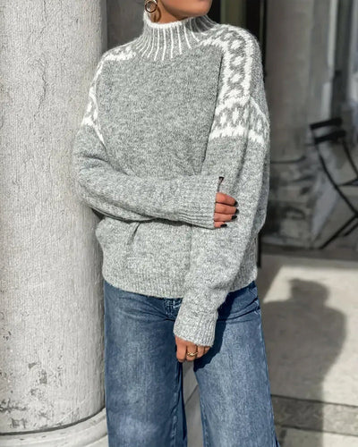 Emilia | Damen Alltäglicher Pullover für die Kalte Jahreszeit
