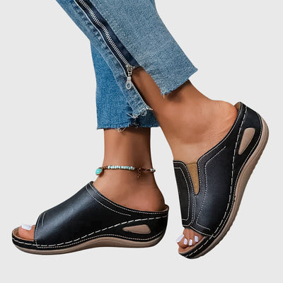 Aretha Bequeme Flache Sandalen