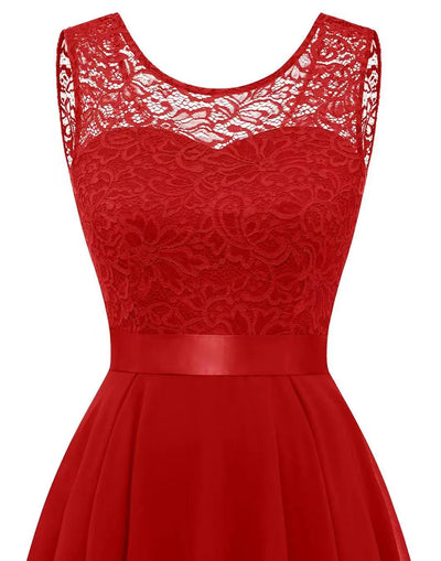 Marie | Damen High-Low Kleid für Hochzeitsgäste