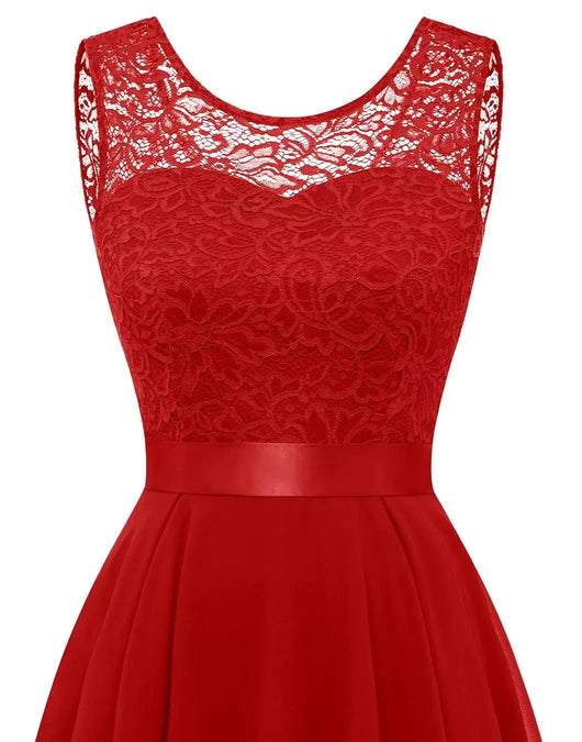 Marie | Damen High-Low Kleid für Hochzeitsgäste