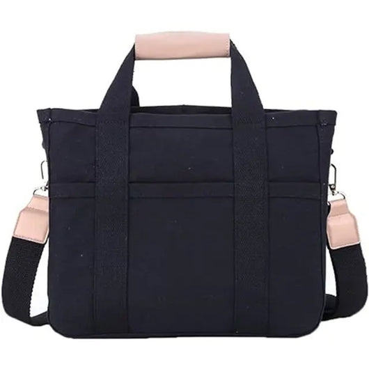 Elfriede | Damen Canvas Tote Bag Groß Mehrtaschen Crossbody Shopper