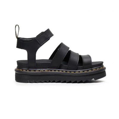 Hannah | Damen Comfortable Sandals Plateau Riemchensandalen Schnallenverschluss