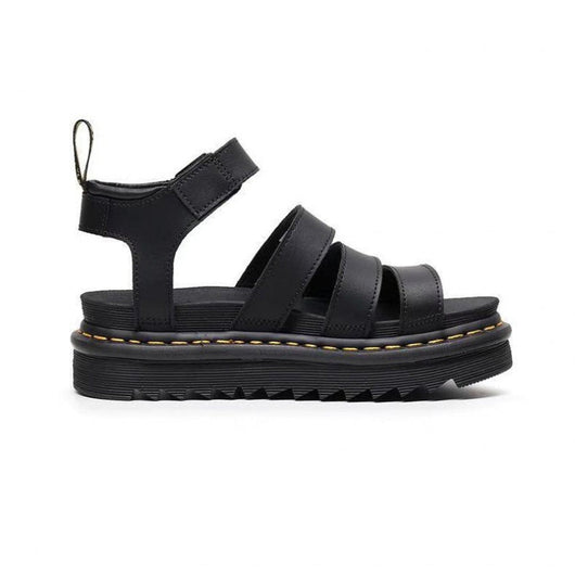 Hannah | Damen Comfortable Sandals Plateau Riemchensandalen Schnallenverschluss