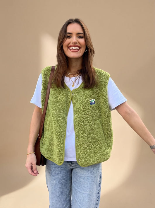 Clara | Damen Fleece Bodywarmer Ärmellose Weste