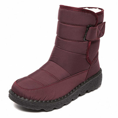 Marie | Damen Gefütterte Wasserdichte Rutschfeste Knee High Boots Thermostiefel