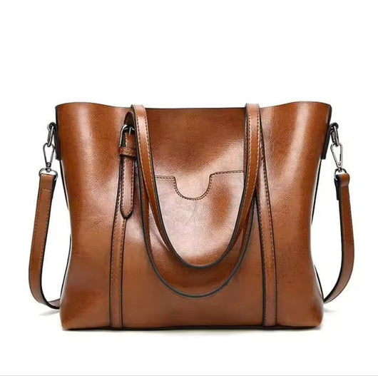 Katharina | Damen Geräumige Kunstleder Schulter Tote Bag Umhängetasche