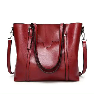 Katharina | Damen Geräumige Kunstleder Schulter Tote Bag Umhängetasche