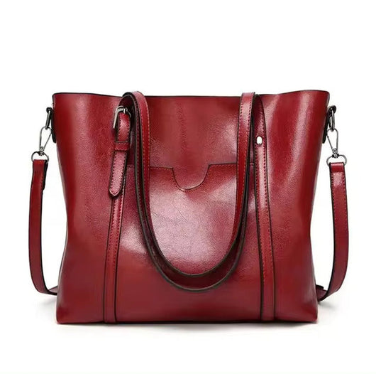 Katharina | Damen Geräumige Kunstleder Schulter Tote Bag Umhängetasche