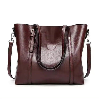 Katharina | Damen Geräumige Kunstleder Schulter Tote Bag Umhängetasche