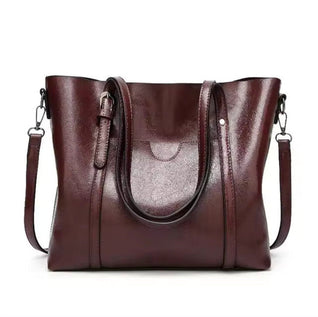 Katharina | Damen Geräumige Kunstleder Schulter Tote Bag Umhängetasche