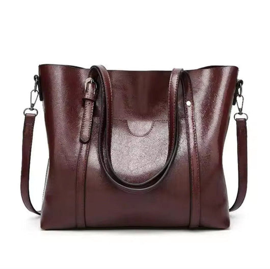 Katharina | Damen Geräumige Kunstleder Schulter Tote Bag Umhängetasche