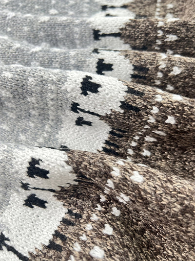 Johanna | Damen Grobstrick-Pullover mit Schaf-Jacquardmuster