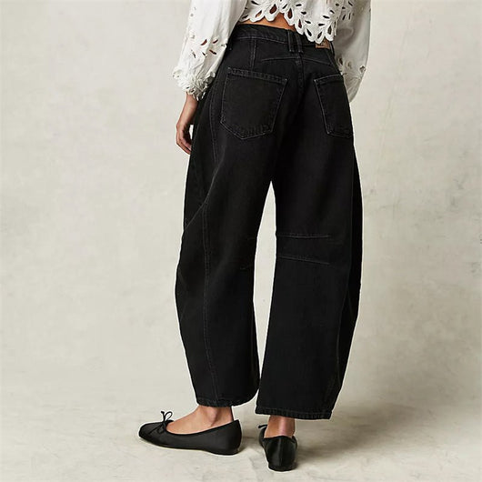 Elisabeth | Damen High-Waist Barrel-Leg Relaxed-Fit Jeans