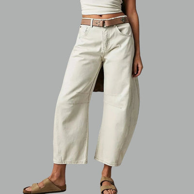Elisabeth | Damen High-Waist Barrel-Leg Relaxed-Fit Jeans