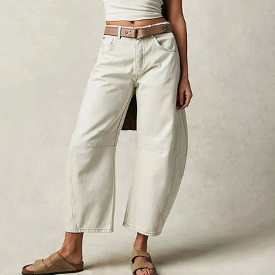 Elisabeth | Damen High-Waist Barrel-Leg Relaxed-Fit Jeans