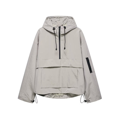 Elisabeth | Damen Kapuzen-Anorak Windschutz Wasserabweisende Outdoorjacke