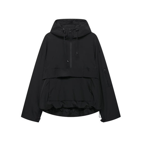 Elisabeth | Damen Kapuzen-Anorak Windschutz Wasserabweisende Outdoorjacke