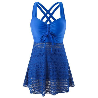Annika | Damen Klassischer Unterstützender Tankini-Set