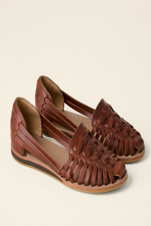 Greta | Damen Komfortable Sandalen Orthopädische Keilabsatz-Flechtleder-Slipper