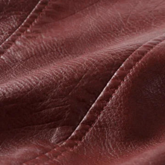Annika | Damen Kunstleder Bikerjacke Kurzjacke mit Reißverschluss