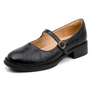 Emilia | Damen Leder Mary-Jane-Ballerinas