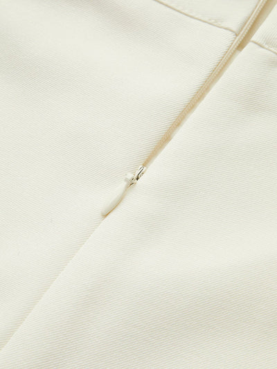 Elfriede | Damen Mini Rock Taillengürtel Reißverschluss
