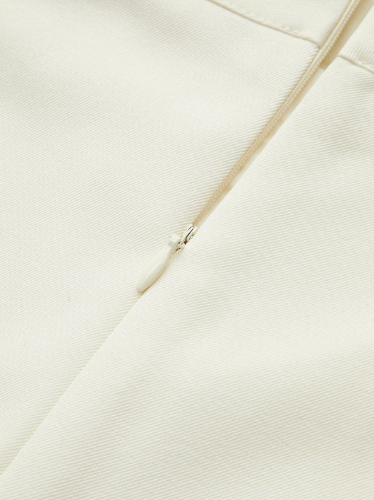 Elfriede | Damen Mini Rock Taillengürtel Reißverschluss