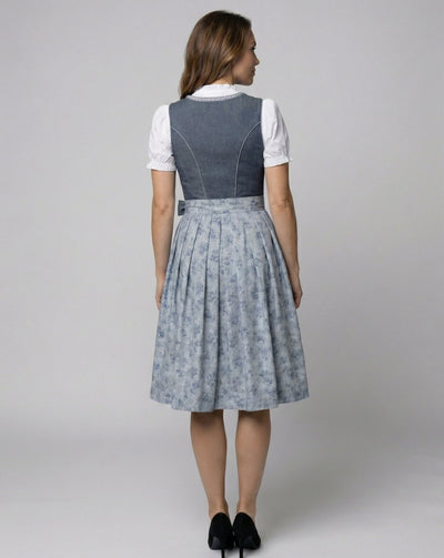 Luisa | Damen Oktoberfest Dirndl Kleid Figurbetonter Trachten-Schnitt