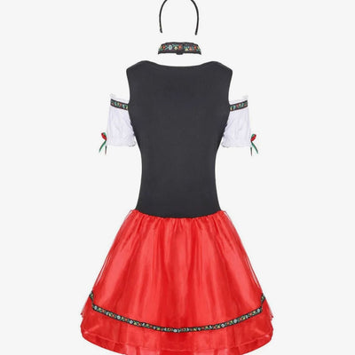 Marie | Damen Oktoberfest Dirndl Kostüm Minikleid Bayerische Tracht