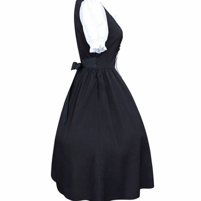 Lena | Damen Oktoberfest Dirndlkleid Trachtenkleid Schnürung Midi