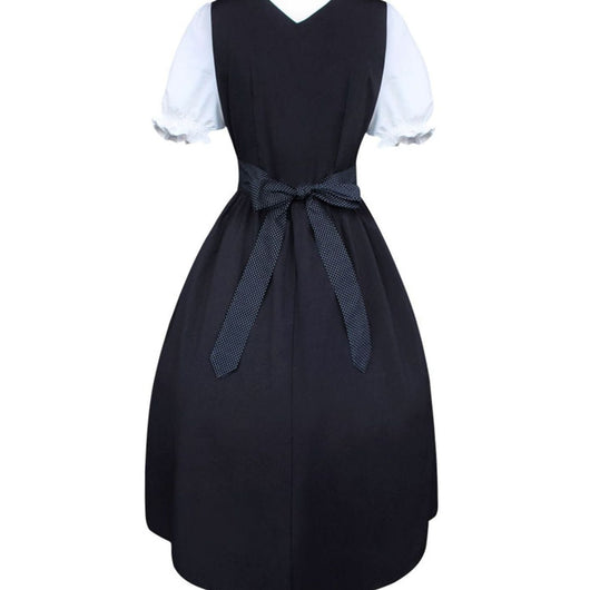 Lena | Damen Oktoberfest Dirndlkleid Trachtenkleid Schnürung Midi