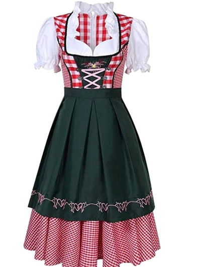Luisa | Damen Oktoberfest Trachtenkleid Schulterfreies Dirndl-Mini