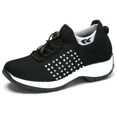 Lena | Damen Orthopädische Gedämpfte Schnürsenkel Plateau-Sneaker