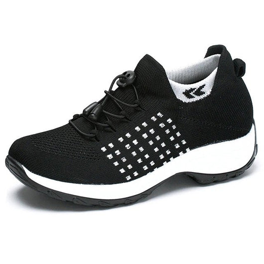 Lena | Damen Orthopädische Gedämpfte Schnürsenkel Plateau-Sneaker