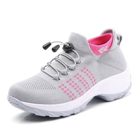 Lena | Damen Orthopädische Gedämpfte Schnürsenkel Plateau-Sneaker