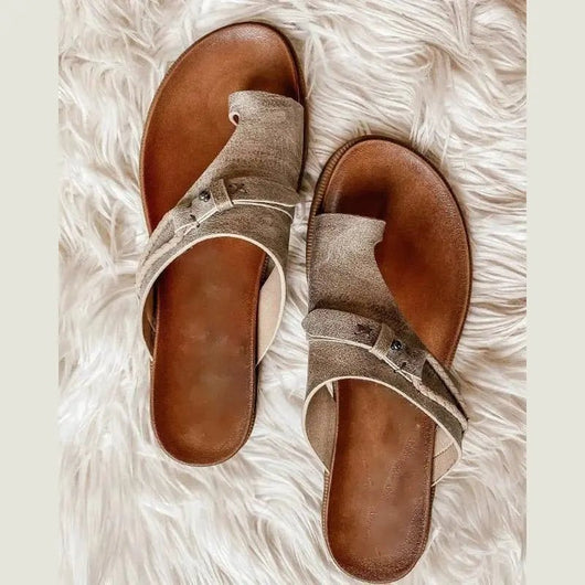Sophie | Damen Orthopädische Komfort-Sandalen Veganleder Offene Zehe