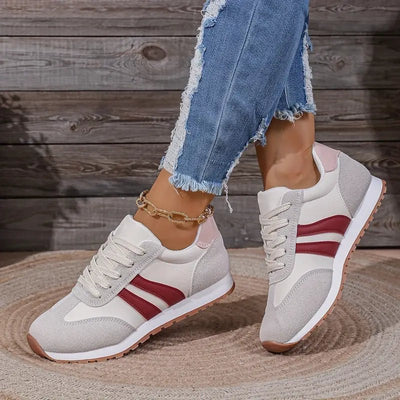 Marlene | Damen Orthopädische Schnürsenkel-Sneaker mit Gedämpfter Einlegesohle