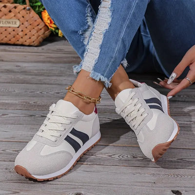 Marlene | Damen Orthopädische Schnürsenkel-Sneaker mit Gedämpfter Einlegesohle