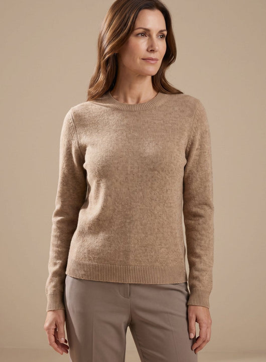 Sophie | Damen Oversize Rollkragen Strick Lounge Set Weitbein