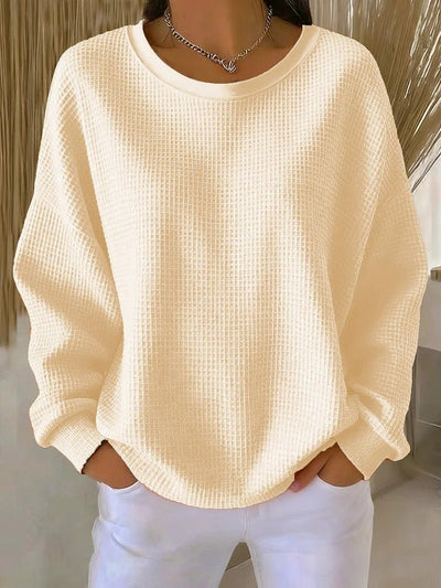 Sophie | Damen Oversized Strukturstrick Pullover